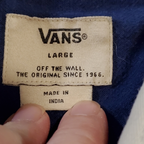 Vans cotton button down shirt - Picture 9 of 10